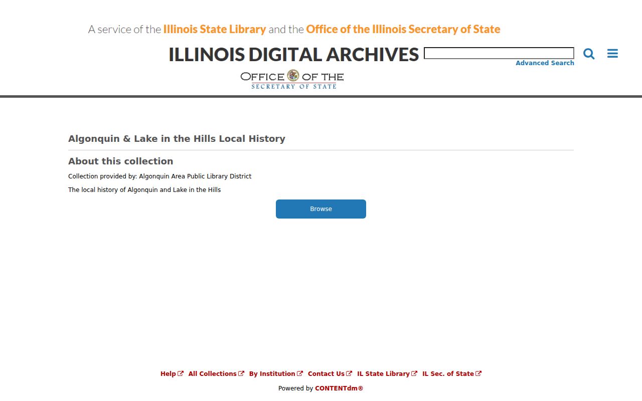 Lake in the Hills city directory Digital Past collection