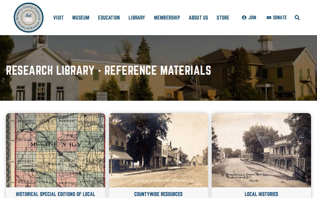 Lake in the Hills city directory research at McHenry County Historical Society